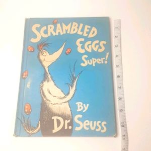 Vtg Dr. Seuss Scrambled Eggs Super Book Hardcover